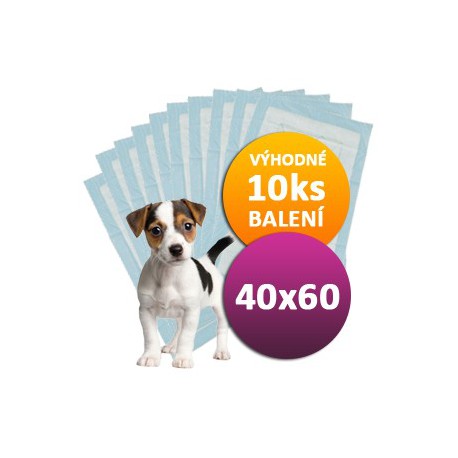 10ks Plen pro psy 40 x 60 cm DOGGIES