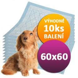 10ks Plen pro psy 60 x 60 cm DOGGIES